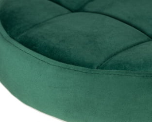 Табурет барный ДОБРИН БРУНО ГОЛД (зеленый велюр (МДЖ9-88)) 2 шт / DOBRIN BRUNO GOLD (MJ9-88))