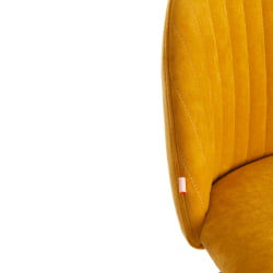 Кресло MELODY велюр Clermon, горчичный, 170