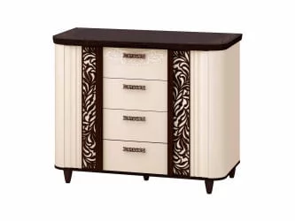 Комод Катрин 92.20 Дуб венге Белый песок Браун вуд