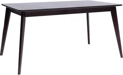 Стол обеденный Пегас 160x95 Эмаль белая Морилка Орех