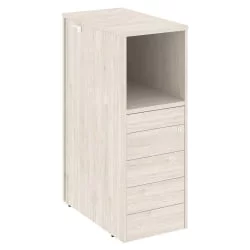 Тумба 5 ящиков TIP-ON проходная,  средняя ONIX O.R-TV-5TIP Денвер Светлый