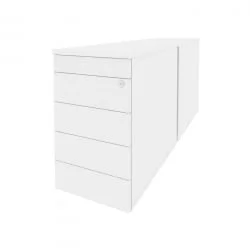 Тумба двойная приставная / опорная (ТИП-ОН) ОНИКС О.ТПО-2.8 ТИП Белый Бриллиант / (TIP-ON) ONIX O.TPO-2.8 TIP