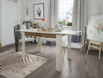 Обеденный стол Гермес 1 Дуб млечный / Венге