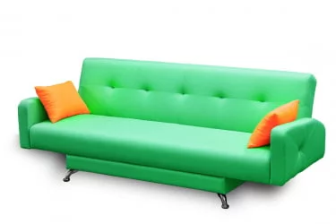 Диван с подушкой MANGO 3 (2 категория) Зеленый Оранжевый