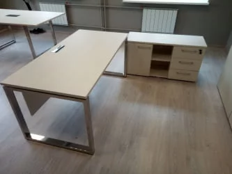 Тумба с 3-мя ящиками и дверкой GLOSS LINE 9НТ.006 Ivory