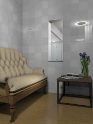 Зеркало в прихожую Сельетта 6 Белый