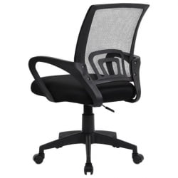 Кресло CРОМЕКС (КРОМЕКС) Топ CХ-695 сетка/ткань ТВ черное / CROMEX Top CH-695 TW