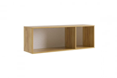 Антресоль трехдверная Бери MPR-026 Дуб крафт золотой/белое дерево