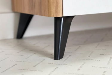 Комод Адам MSA-02 дуб крафт золотой/белое дерево