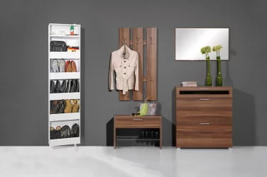 Поворотный зеркальный шкаф Drive SP Белый