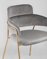 Стул Полин Светло-серый