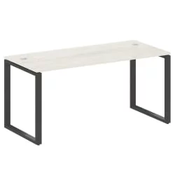 Стол письменный на О-образном м/к МЕТАЛ СЙСТЕМ БО.СП-4 Наварра/Антрацит / METAL SYSTEM