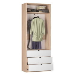 Шкаф распашный R-230х90х45-4-TR(ЯАС)