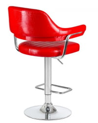 Стул барный DOBRIN CHARLY (красный крокодил) 2 шт