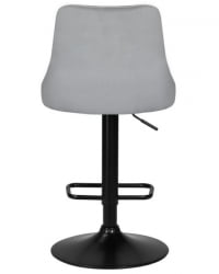 Стул барный DOBRIN JOSEPH BLACK (серый велюр (MJ9-75)) 2 шт