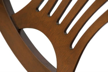 Стул Персей/ Perseus дерево гевея, 46х54х99см, Cappuchino , ткань кремовая с рисунком (3321)