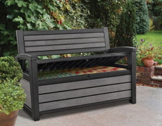 Скамья HUDSON STORAGE BENCH 227 L Коричневый/Антрацид