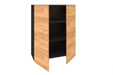 Шкаф кухонный 800 высокий Шервуд ЛД 281.460.000.040 Черный Дуб золотой