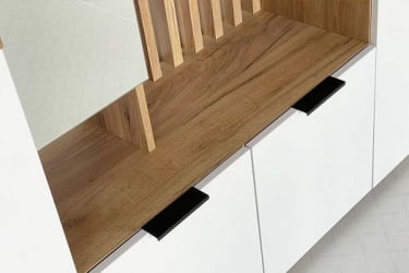 Прихожая Бери MPR-021 Дуб крафт золотой/белое дерево