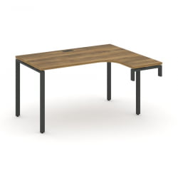 Стол-надставка на опорную тумбу (правый) CONCEPT CN.OSAN-001(R) Сандал Янтарный Антрацит