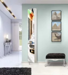 Распашной шкаф в гостиную Лупо Шелф Арт Беленый дуб