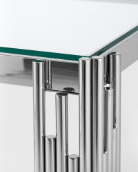 Журнальный столик ГЭТСБИ 55x55 Серебро