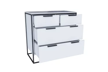 Комод 890 Норд ЛД.677.030.000 Белый/Статуарио