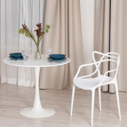 Стул Кат Чаир (мод. 028) пластик, 53 кс 59 кс 82,5 см, белый (Вхите C0057) / Cat Chair (mod. x x (White C0057)