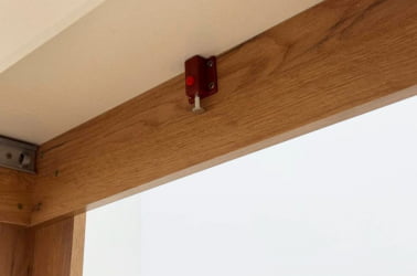 Стол обеденный раздвижной Цезарь белое дерево/дуб крафт золотой