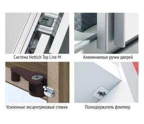 Шкаф-купе трехдверный Прайм 2100 Зеркало/ДСП/Зеркало Венге