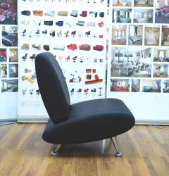 Кресло офисное Клерк 7 черное Екотекс 3001 / Ecotex