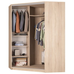 Шкаф-купе YA-198х1400-568-3(ДСС-Белый-D4D4)