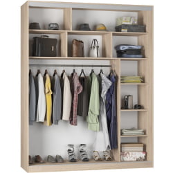 Шкаф-купе B-230х180х60-1(ЯШТ-ЯШС-D9D10D9)