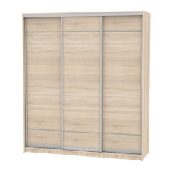 Шкаф-купе B-220х200х60-1(ДСС-D7D7D7)