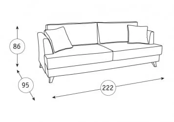 Диван-кровать Дамаск ТД 212. Лаундж 13 Серый/ Фибра 2385/2 Вьюнки