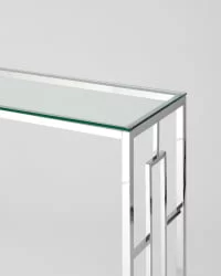 Консоль БРУКЛИН 120x40 Серебро