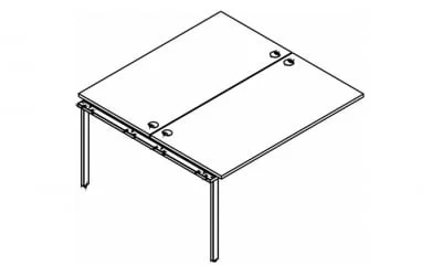 Приставка к рабочей станции XTEN GLOSS XIGWST 1614 Бук Тиара