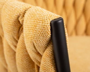 Стул обеденный DOBRIN MATILDA Желтая ткань LAR 275-8