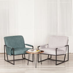 Кресло Charli LUX/Чарли Люкс велюр/букле, VT изумруд, 70х80х82 см