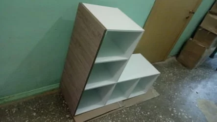 Стеллаж к столу Deka 9.07.11 Дуб Верцаска/Белый