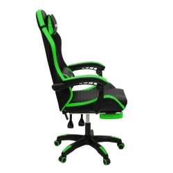 Кресло 892-1 цвет черный/зеленый с массажем 892-1-black-green-mass