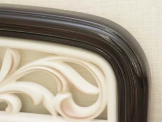 Кровать 160*200 Катрин 92.01 Дуб венге Белый песок Санчо крем