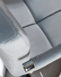 Стул барный DOBRIN KRUGER ARM Пудрово-голубой велюр MJ9-74