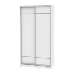 Шкаф-купе белый лдсп B-220х120х60-1(Белый-D7D7)