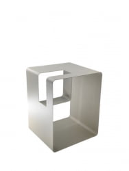 Журнальный столик Viwa металл светло-серый