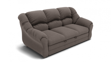 Диван Хост (ЗР) Цвет фасада: Серо коричневый; Тип: Прямой; Материал фасада: Металл/Велюр