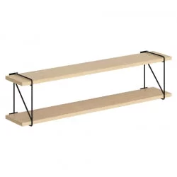 Полка навесная COFFEE SH3-ROD Легно Светлый