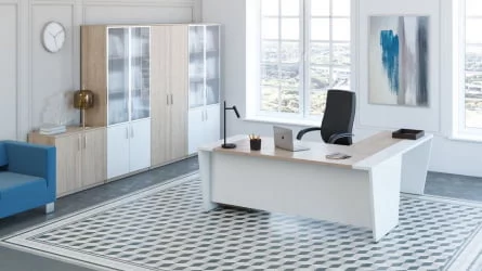 Брифинг-приставка / Элемент стола переговоров (без кабель-канала) ASTI AST33970221 Вяз Белый