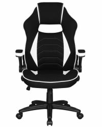 Кресло игровое DOBRIN RICK (черно-белый)