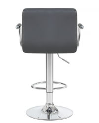 Стул барный DOBRIN KRUGER ARM (серый) 2 шт